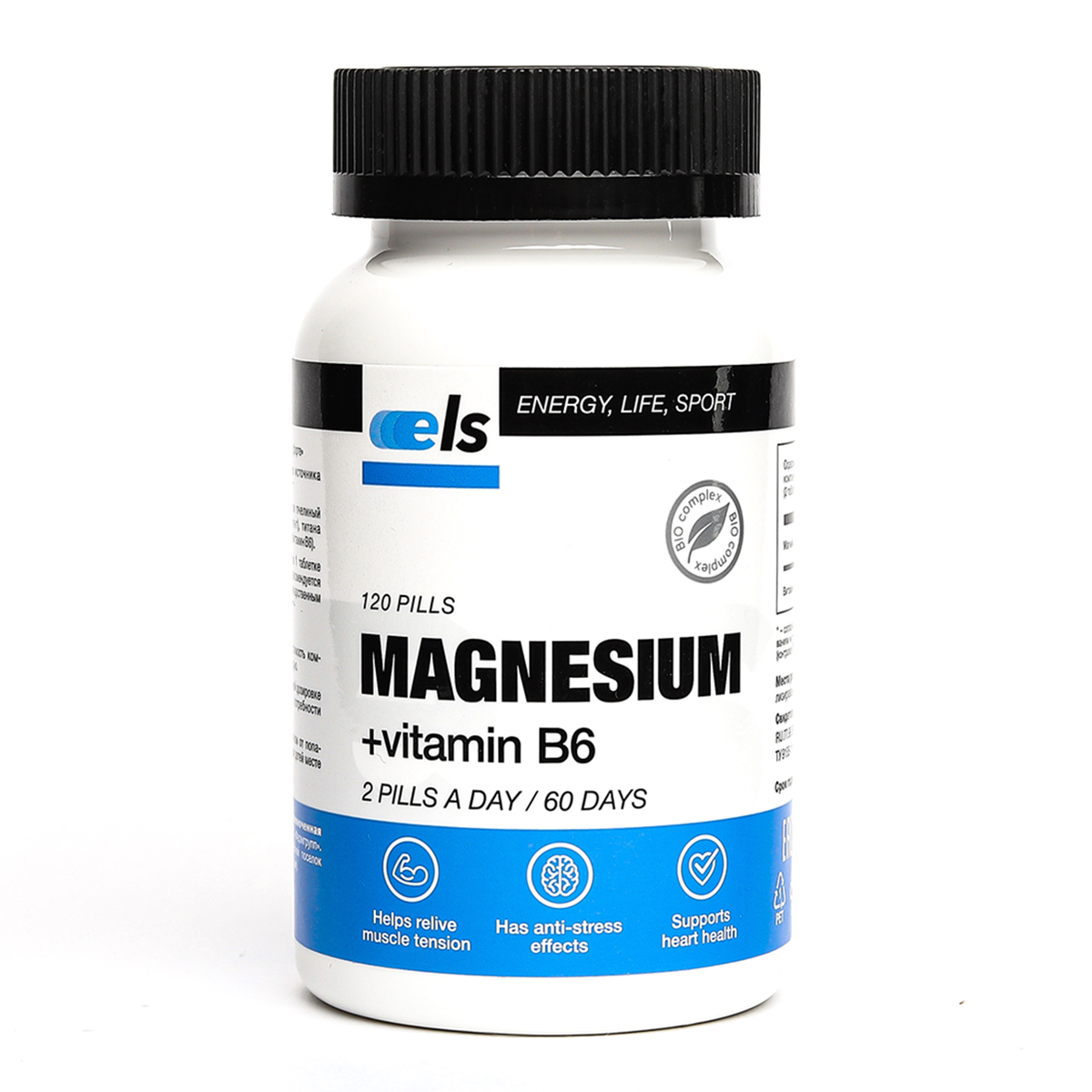 MAGNESIUM + Vitamin B6 №120